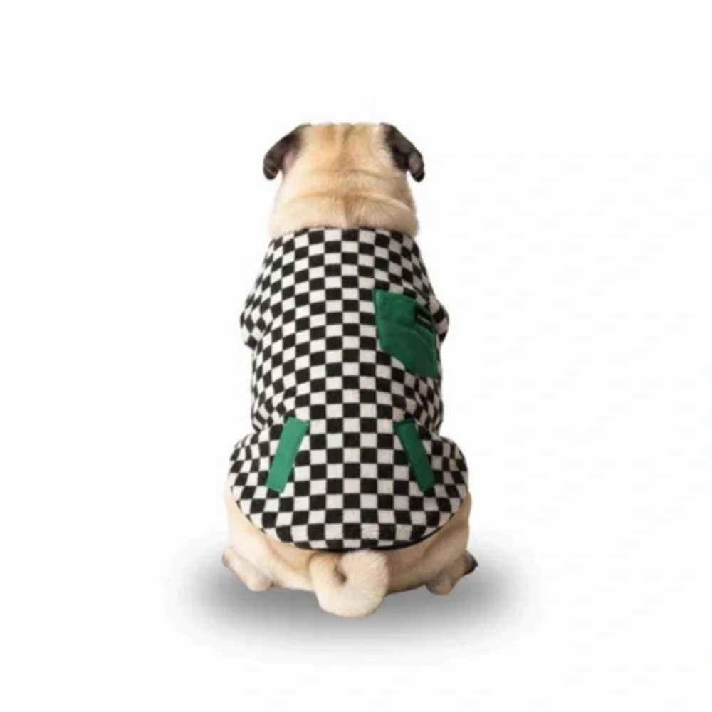 Reversible Checkered Dog Vest